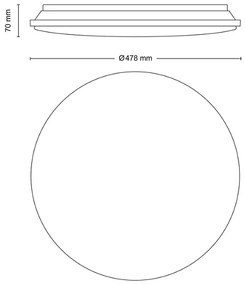 Philips - LED Dimmelhető mennyezeti lámpa WINCEL LED/40W/230V 2700-6500K + távirányító