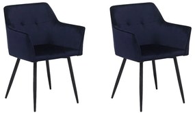 Étkezőszék szett 2 db Jardim (sötétkék). 1009949