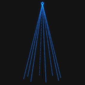 vidaXL kék LED karácsonyfa beltéri kültéri 576 LED 3,6 m