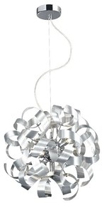 PREZENT 64348 RIBBON Glamour FĂŒggesztett LĂĄmpa KrĂłm, AlumĂnium G9 IP20
