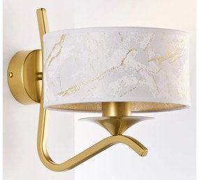 Jupiter 2111 - KASZMIR fali lámpa 1xE27/15W/230V fehér/arany/márványmintás