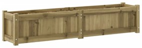 impregnált fenyőfa virágláda 150x31x31 cm