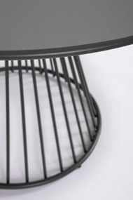 Acél kerek kerti étkezőasztal ø 120 cm Austin – Bizzotto