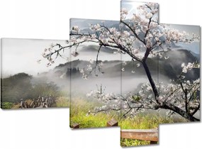 Vászonkép 100x70 Japán Virágzó cseresznye