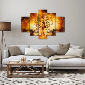 Természetes absztrakt kép fáról (150x105 cm)