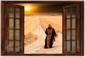 Poszterek 90x60 A munkából hazatérő szerzetes