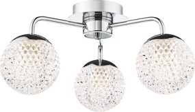 Dar Lighting modern mennyezeti lámpa teva csiszolt króm dartev5350