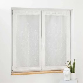 Fehér átlátszó függöny szett 2 db-os 60x90 cm Galactee – douceur d'intérieur