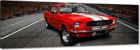 Képek 150x50 Piros Ford Mustang