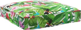 vidaXL Párna Virágos Sokszínű 80 x 80 x 12 cm Oxford Szövet