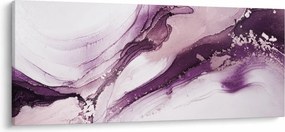Kép - Lila folyadék művészet (120x50 cm)