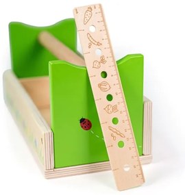 Bigjigs Toys - Kertészeti készlet egy ládában