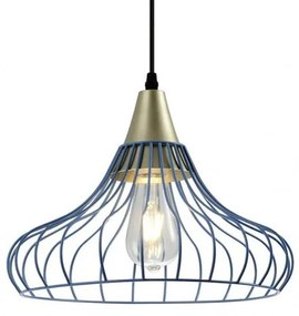 Lámpa Mennyezeti lámpatest LOTTE,2660,AC220-240V,50/60Hz,1*E27,IP20,átmérő 33cm,egyes,kék