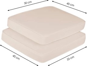 Fieldmann - Erkélyi párnakészlet krém