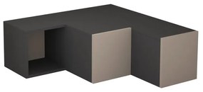 TV szekrény Compact - Anthracite, Light Mocha