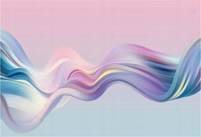 Fotótapéta Flizelin Dekoratív az irodába Színes hullámok 152x104 Ragasztó