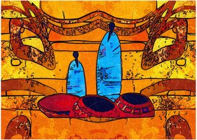 Kép - Ősi festészet (70x50 cm)