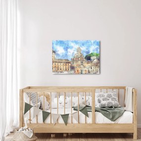 Kép - Santa Maria di Loreto temploma, Róma, Olaszország (70x50 cm)