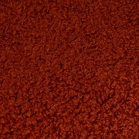 Téglavörös sherpa takaró 130x160 cm Sherpa Bouclé – Casa Selección