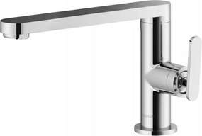 Álló mosdó csaptelep Kohlman Boxine ezüst QB105B