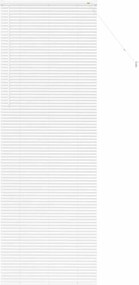 vidaXL Zsalugáter Redőnyök Fehér 220 x 70 cm Alumínium
