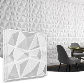 12db Fehér Falpanelek 3D Mennyezeti Kazetták 30x30cm