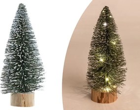 Mini karácsonyfa fatörzs Led világítással 25 cm sr