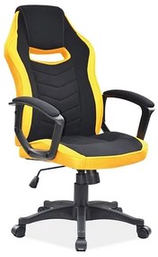 Camaro irodai fotel, sárga / fekete