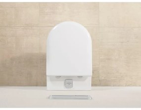 Villeroy & Boch 9M78S101 - SUBWAY 2.0 lassan záródó (SoftClose) fehér WC-ülőke