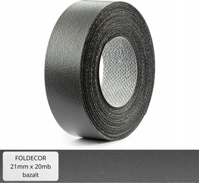 Bútorszegély ragasztóval melamin furnér bazalt 21 mm 20 mb