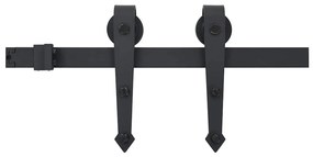 Csúszó ajtó ORKDAL Barna 83 x 232 cm Tömör fenyőfa