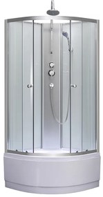 Karolino 90 white mélytálcás zuhanykabin