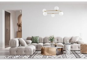 Csillár zsinóron GAMA 5xG9/12W/230V arany