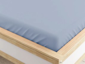 Mikroszálas gumis lepedő világoskék 160 x 200 cm