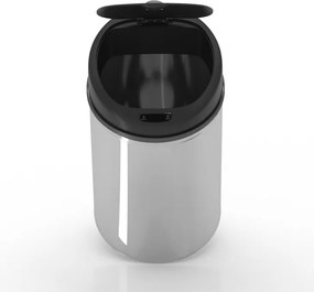 Szenzoros hulladékgyűjtő 40 L ezüst