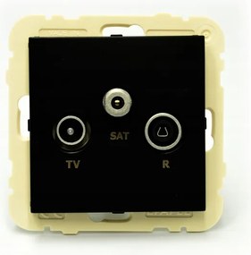 Efapel LOGUS90 Rtv És Sat Aljzat Fekete 90543 Kwpm