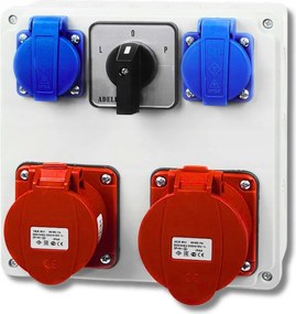 Elektromos Építőipari Kapcsoló L0P 32A 16A Kapcsolóval Tanúsítvány