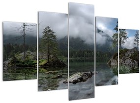 Fák a tóban képe (150x105 cm)