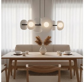 ELEMENTI kábelen függő csillár, 6xG9/8W/230V, szürke