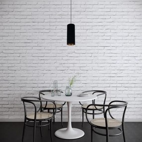 Csillár zsinóron AVALO 1xE27/60W/230V fekete