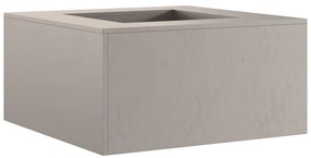 Négyzetes Tűzrakó 80x80x40 cm Viharvert Acél