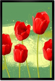 Poszterek keretben 40x60 Szimpatikus virágok