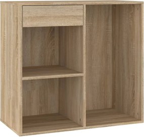 vidaXL sonoma tölgy színű szerelt fa pipereszekrény 80 x 40 x 75 cm