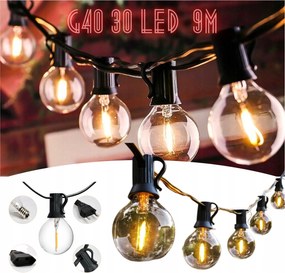 Kültéri Hálózati Lámpák Kerti Hálós Girland 30LED 9m