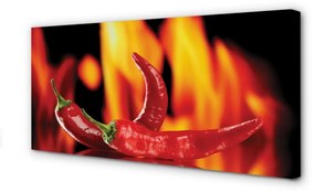 Canvas képek csípős paprika 120x60 cm