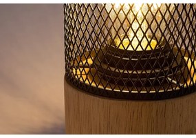 Rabalux 74040 - CALLUM asztali lámpa 1xE27/25W/230V bükk