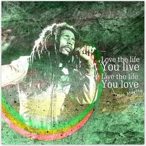 Poszterek 100x100 Bob Marley egy koncerten