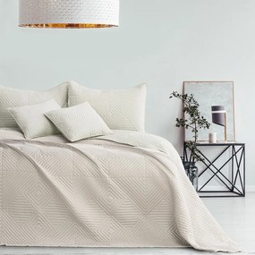 Krémszínű mikroszálas steppelt ágytakaró 220x240 cm Softa – Restilo