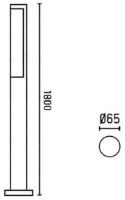 FARO 75524 - LED Kültéri lámpa BERET-3 LED/16W/230V IP54