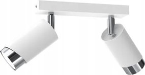Ewilight Mennyezeti lámpa állítható léc szemcső 2xGU10 fehér/króm